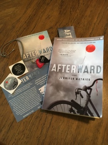 Sweet AFTERWARD swag and a signed ARC are available!